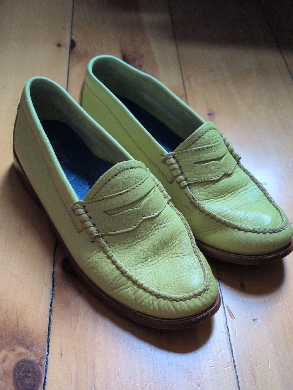 Cherry Yellow Bass Weejuns Loafers